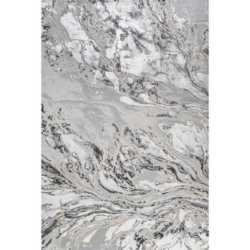 Swirl Marbled Abstract Area Rug